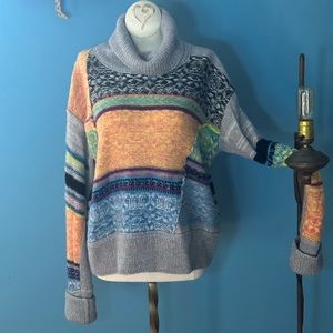 Free People Patchwork Sweater